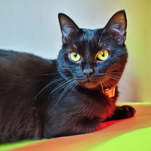 Elegant Black Cat FREE Stock Photo, cat,  black cat,  pet picture