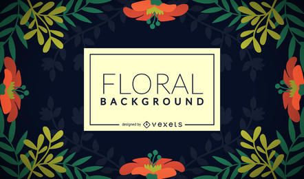 Floral Border Backdrop FREE Stock Vector, floral, background, backdrop picture