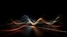 Dynamic Colorful Light Waves Background FREE Stock Photo, light waves,  abstract,  flowing picture