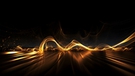 Free Abstract golden waves on dark background stock image to download Abstract golden waves on dark background FREE Stock Photo, golden, waves, abstract picture