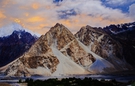 Majestic mountains with river at sunset FREE Stock Photo, mountains,  rocky,  sunset picture