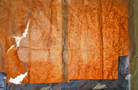Weathered brown paper texture FREE Stock Photo, worn paper, vintage texture, orange tones picture
